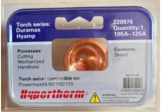 شیلد هایپرترم ۱۲۵ آمپر گپ الکترود نازل ۱۲۵هایپرترم فروش مستقیم قطعات