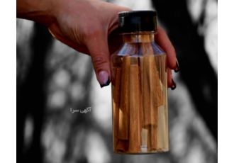 پت پلاستیکی ۳۰۰ میل آبمیوه این پت پلاستیکی 300 میل درب دار از جمله بطری