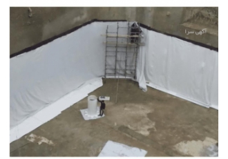 عایق گودهای ساختمانی با ورق ژئوممبران پی وی سی ورق ژئوممبران پی وی سی