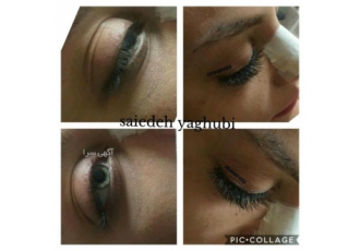 کاشت مژه اکستنشن تاربه تار خدمات و آموزش اکستنشن مژه بیش از 20 مدل