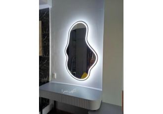 آینه تاچ قدی تابلو ساخت و طراحی آینه دلخواه شما انواع آینه دفرمه 《 بک