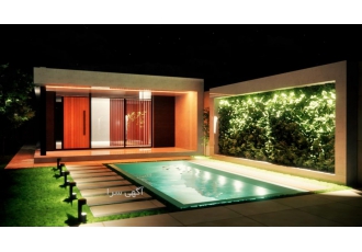 طراحی ویلا محوطه باغ تالار روف گاردن با سلام و احترام ارائه خدمات