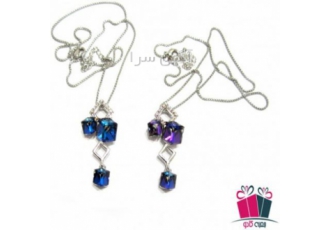 گردنبند زنانه سواروسکی المنتس نقره مدل Cit C۲۰۰۴B شیک ✨ گردنبند زنانه