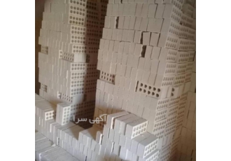 آجر اصفهان آجر نسوز در ابعاد و رنگهای مختلف آجر کارتنی پلاک 3 سانتی زرد
