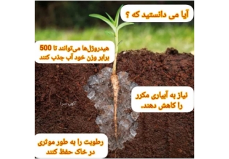 تخفیف ویژه عید نوروز برای هیدروژل های کشاورزی شرکت نانوسازان جوان پیشرو