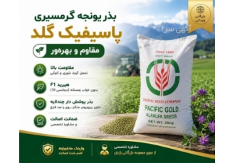 بذر یونجه گرمسیری پاسیفیک گلد مقاوم و بهره ور در اهواز ویژگی ها