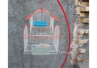 قفس سالم و بسیار زیبای سلطنتی با پایه نگهدارنده این قفس انواع پرنده