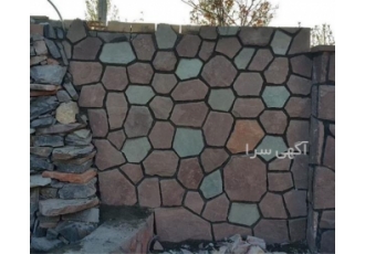 اجرای سنگ لاشه برای آبنما و کف و سنگ کاری مالون سنگ لاشه ای اجرای