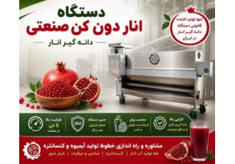 دستگاه انار دون کن و خدمات ساخت خط تولید در شیراز ماشین سازی کریمی فارس