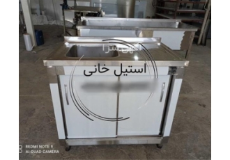 سینک دو لگن استیل گروه صنعتی استیل خانی با سالها تجربه حرفهای