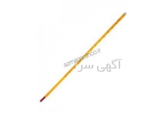 دماسنج مایعات میله ای الکلی پشت زرد ترمومتر در یکی از nbsp کارخانه