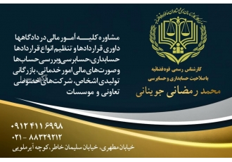 تامین دلیل کارشناس رسمی دادگستری حسابداری و حسابرسی کارشناس رسمی